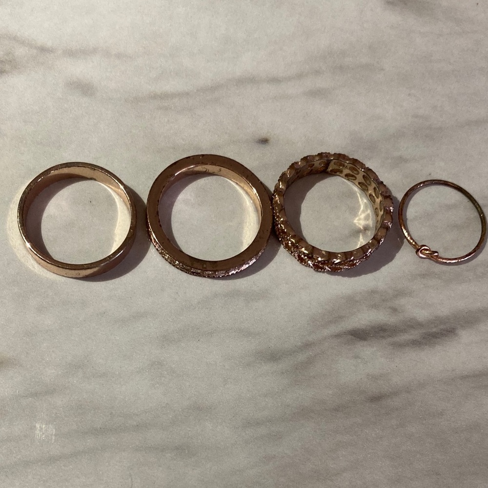 Assorted Rose Gold Rings - Picture 2 of 2